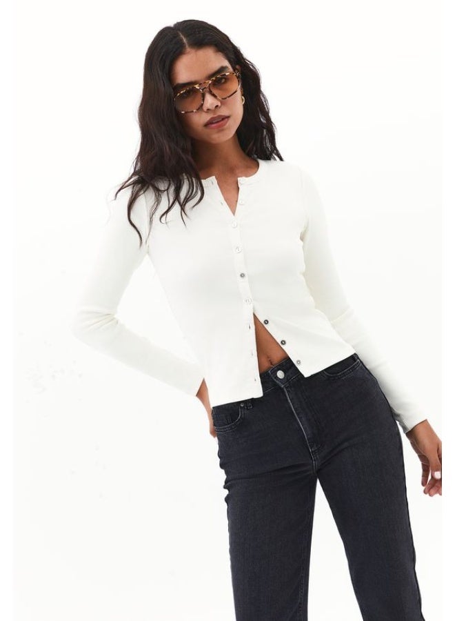 OXXO Crew Neck Button-Down T-Shirt - Image 2